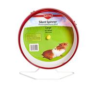 Kaytee Silent Spinner Wheel For Pet Syrian or Large Breed Hamsters, Sugar Gliders and Gerbils, Large 10 Inch