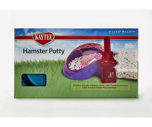 Kaytee Super Pet Hamster Potty with Litter Small Animal Cage Training