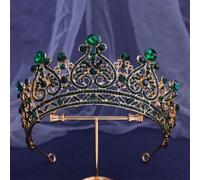 KAYTMSDIWomen's Classic Tiara Crystal Crown Wedding Princess Hair Accessories Party Accessories gold EN8