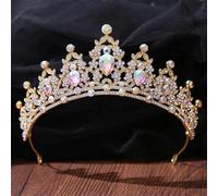 KAYTMSDIWomen's Classic Vintage Crystal Hair Accessories Rhinestone Bridal Tiara And Crown 1231 silver
