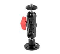 Kayulin 1/4"-20 Mini Ball Head Wall Ceiling Mount for Monitor Home Surveillance System (Red)