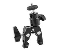 Kayulin Super Crab Clamp with Ball Head Holder for Photographic Accessories(Black)