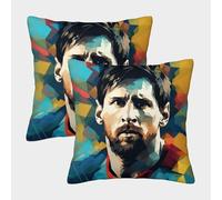 KAYZTGSDA Messi Blanket, Fluffy Soft Couch Blanket Warm Bed Blanket Travel Blankets Soccer Superstars Messi Bedroom Living Rooms Office Adults50x50cm