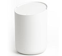 Kazai.® Mini Waste Bin 'Tove' - Small and Unique Design Bin from Berlin | For Bathroom, Kitchen & Desk | 1.5L Capacity, Non-slip, Inner Bucket | White