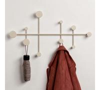Kazai. 'Sval' Wall Wardrobe | Minimalist Coat Hook Design from Berlin | Modern Metal Wall-Mounted Coat Rack/Hooks | Sand Taupe