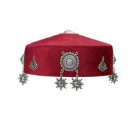Kazakh Folk Costume Hat Traditional Ethnic Design Polyester Fabric For Cultural Event And Daily Wear Cultural Event Hat