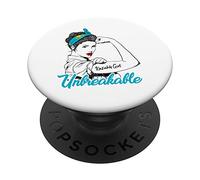 Kazakh Girl Novelty Gift China Flag Clothes PopSockets Grip and Stand for Phones and Tablets