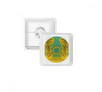 Kazakhstan Asia National Emblem PBT Keycaps for Mechanical Keyboard White OEM No Marking Print