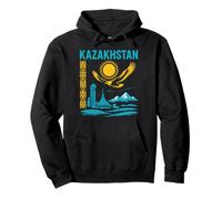 Kazakhstan Travel Souvenir Almaty Astana Eagle Central Asia Pullover Hoodie