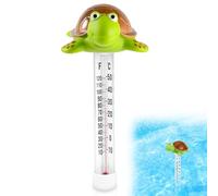 KAZGVN Water Thermometer, Cute Turtle Design Floating Pool and Hot Tub Thermometer, Water Temperature Thermometer Gauge for Outdoor & Indoor Swimming Pools, Spa, Pond, Hot Tub, Wild Swimming