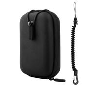 Kazheon Rangefinder Tether with 1 Range Finder Pouch, Detachable Retractable Range Finder Lanyard for Hunting & Bird Watching, Stretch-Range 9.65-23.62inch(Color:Black)