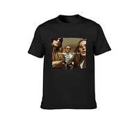KAZHILAN Haim Something to Tell You Unisex 100% Cotton Short-Sleeve T-Shirts Black S