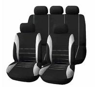 kazio 9pcs Car Seat Covers for Fo-rd Galaxy CK WA6 WGR 2013-2022, Front Rear Protectors Full Set Full Surround Breathable Nonslip Cushion Interior Accessories,C/9pcs Set Grey