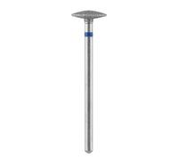 KAZIPOP 4mm Disc Shape Diamond Nail Drill Bit Hard Alloy Gel Polish Remove Tool Two-way Drill Rotation ISO Standard Diameter Suitable for Most Drill Machine