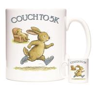 KAZMUGZ Couch to 5K Mug - Funny Running Gift for Beginners & Fitness Fans - 11oz White Ceramic Mug in Gift Box - Motivational Present for Runners, Joggers, Couch to 5K Challenge
