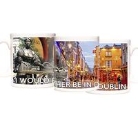 KAZMUGZ DUBLIN MUG, for people who have fallen in love with This magical city.Temple Bar and Molly Malone photo mug. This Can Be Personalised