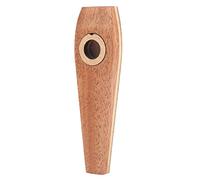 Kazoo, Classic Wood Kazoo Flute Diaphragm Mouth Accompaniment with Simple and Generous Appearance Buzzing for Instruments