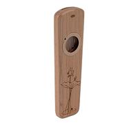 Kazoo Flute, Delicate Appearance, Easy to Play Wooden Mouth Kazoo Wear-resistant Guitar Partner for Show (Walnut)