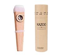 Kazoo Flute Guitar Ukulele Piano Keyboard Violin Accompaniment Wooden Kazoo With 5Pc Kazoo Flute Diaphragms For Beginner Kazoo Flute Guitar Ukulele Piano Keyboard Violin Accompaniment Wooden Kazoo