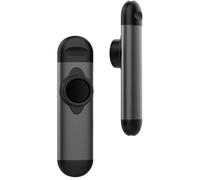 Kazoo for Adults and Kids with Adjustable Tone, Metal Kazoos with 10 Flute Diaphragms and Lanyards, Black