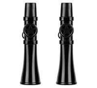 Kazoo Instrument, Two Black Harmonicas for Adults, Portable Musical Instruments, 13.50 x 3.50 x 2.50 cm Size