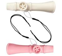 Kazoo, Kazoo Instrument Adult, 2 Pack Kazoos Multipack, Musical Instruments for Adults, White and Pink, 14 x 4 x 4 cm