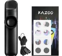 Kazoo, Kazoos with 5 extra Membranes for Guitar, Ukulele, Violin, Piano, Keyboard, Easy to Learn Musical Instruments for beginners/Music Lovers (1 Pack)
