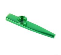 Kazoo, Metal Mouth Harmonica Beginner Flute Musical Instrument for Guitar for partner Party Fun(Green)