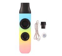 Kazoo Plastic Professional Adjustable Tone Musical Instrument, Mini Kazoo with 10Pcs Flute Diaphragms, Portable ABS Kazoo for Ukulele Violin Guitar Keyboard, Fun Easy to Play Instr (Skin Texture Tri