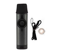 Kazoo Professional Aluminum Musical Instrument with Adjustable Tone, 5Pcs Flute Diaphragm - Lightweight Design, Easy Play, Ideal for Kids and Beginners (Black)