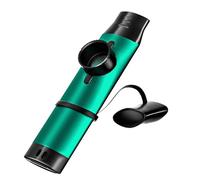 Kazoos for Adults,Metal Kazoo with 5 Flute Diaphragms,Kazoos with Adjustable Tone for Guitar, Ukulele, Violin, Piano, Keyboard,Mini Kazoos Musical Instruments Bulk (Green)