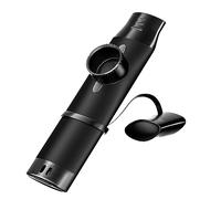 Kazoos for Adults,Metal Kazoo with 5 Flute Diaphragms,Kazoos with Adjustable Tone for Guitar, Ukulele, Violin, Piano, Keyboard,Mini Kazoos Musical Instruments Bulk (Black)