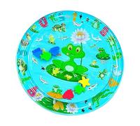 Kazuko Cat Sensory Water Mat, Cooling Mat for Indoor/Outdoor Cats, Interactive Cat Toy for Summer Hot Days, 25.59 inches (Diameter), PVC