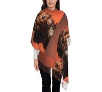 KazUp Adorable Cockapoo Dog, Scarf Womens Large Soft Cashmere Feel Shawls Wraps Light Stole 192x75 cm