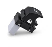 Kazura Front Passenger/Rear Electric Window Control Switch for VW Polo 6C 2014-17 6C0959855 Single Button Switch Black Replacement Window Switch For Volkswagen Polo (6C)