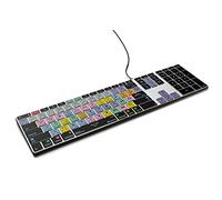 KB Covers Adobe Premiere Pro Shortcut Backlit Aluminum Keyboard for macOS - 150+ Color-Coded Editing Keys, US Layout, USB-C, Compatible with MacBook, iMac & Mac Studio
