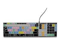 KB Covers After Effects Backlit Pro Aluminum Keyboard - Windows - US | Video Editing Keyboard, for Animators, Graphic Designer's Tool, After Effects Shortcuts