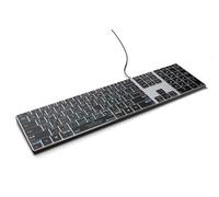 KB Covers Dorico Backlit Pro Aluminum Keyboard - Windows - US | Music Composition & Notation | Music Scoring Shortcuts | Keyboard for Musicians & arrangers