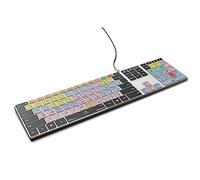 KB Covers Pro Tools Backlit Pro Aluminum Keyboard - Windows PC USB Wired Editing Keyboard - Color-Coded Shortcuts, Durable Print & Premium Build for Audio Production