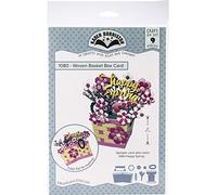 KB Riley KBR1080 Karen Burniston Dies-Woven Basket Box Card, Silver