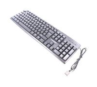 KB-UM-107 keyboard black USB A with cable, US layout 1.2m BEMBIRD
