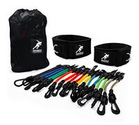 Kbands | Speed and Strength Leg Resistance Bands | Includes Speed 101 and Agility FX Digital Training Programs - Sizes for Youth, Intermediate, and Advanced Athletes
