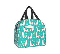 KBBMFEU Llama Lunch Box Insulated Cactus Lunch Bag for Girls Women Adults Reusable Cooler Teto Bags For Work School Picnic