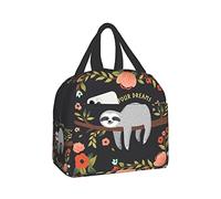KBBMFEU Sloth Lunch Bag Follow Your Dreams Sloth Insulated Lunch Box for Women Girls Boys Reusable Cooler Teto Bags for Work School Picnic