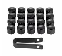 KBBYT 20pcs Wheel Nuts Covers for 2023-2024 Jeep Wrangler Rubicon JL, Anti-Rust Covers Caps Covers Car Wheel Caps Anti-Theft Cover with Puller, 19 mm