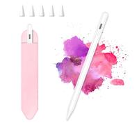 KBCASE Stylus Pen for Apple iPad 2018-2025,2nd Generation Pencil Faster Charge with Palm Rejection for iPad A16 11/10/9/8/7/6th Gen, Pro 11"/12.9"/13", Air 3rd-6th, Mini 5th/6th,5 Replacement Tips