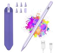 KBCASE Stylus Pen for Apple iPad 2018-2025,2nd Generation Pencil Faster Charge with Palm Rejection for iPad A16 11/10/9/8/7/6th Gen, Pro 11"/12.9"/13", Air 3rd-6th, Mini 5/6/7th,5 Replacement Tips