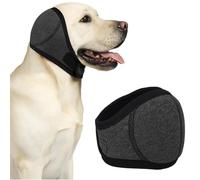 KBCYRT Adjustable Dog Ears Cover, Calming Hood with Ear Protection - Provides Warmth, Soothes Anxiety & Prevents Wound Infection, Size L