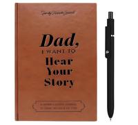 KBCYRT Dad I Want to Hear Your Story: A Father’s Guided Memory Journal to Share His Life - Gold Foil Hardback Book, Thoughtful UK Gift for Dad’s Birthday, Father’s Day or Retirement