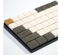 KBDiy Glimmer Doys Keycaps Low Profile Dye-Sublimation PBT Retro Custom Keyboard Keycap,140 Keys Cap Set for Cherry Gateron MX Switches Mechanical Keyboards